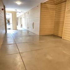 Apartment Complex Breezeway, Walls, Concrete Walkways Stairs Power Washing Project In Austin Texas 7