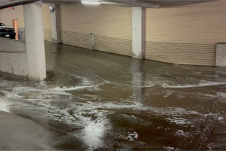 Parking Garage Pressure Washing In Austin, TX