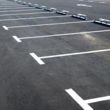 Parking lot striping