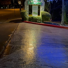 Routine Concrete Parking Lot Cleaning – Oysters Landing